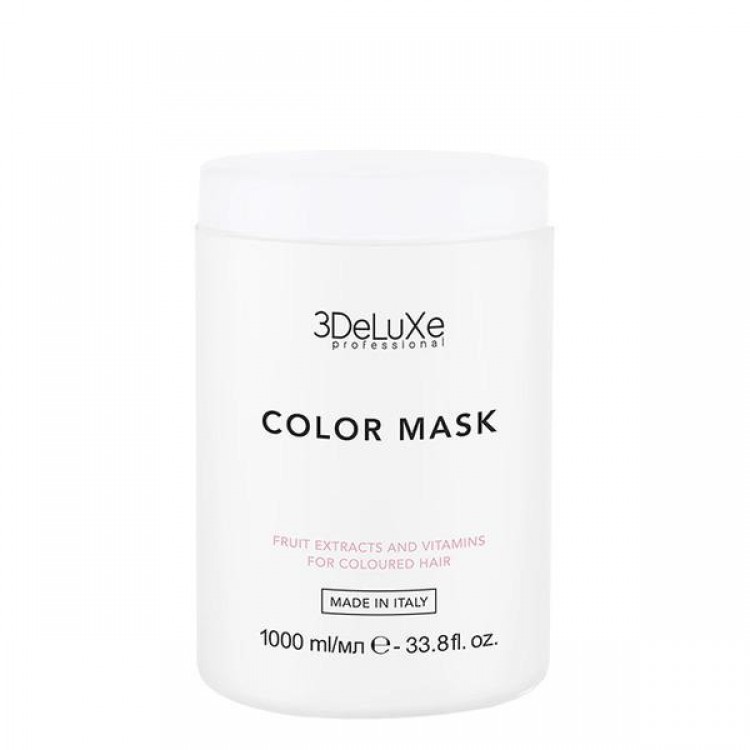 original_4133 Професионална маска за боядисана коса 3DeLuxe Color Mask 1000 ml - Image 1