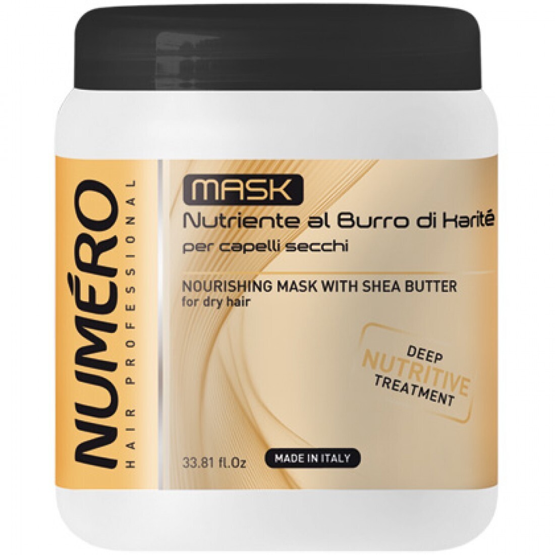 original_5355 Подхранваща маска с карите Brelil Numero Nourishing Mask 1000 ml - Image 1