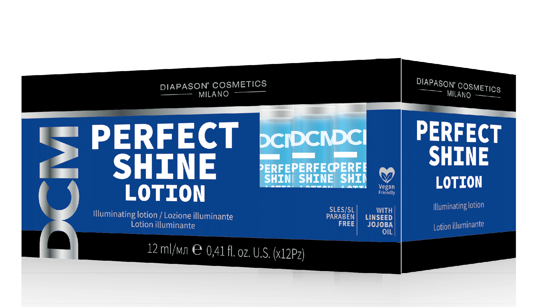 original_7635 Терапия за незабавен блясък на косата DCM Perfect Shine Lotion 12 x 12 ml - Image 1