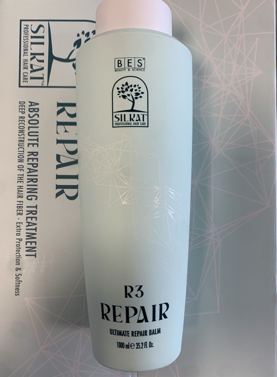 original_7786 Дълбоко възстановяващ балсам R3 BES Ultimate Repair Balm 1000 ml - Image 1