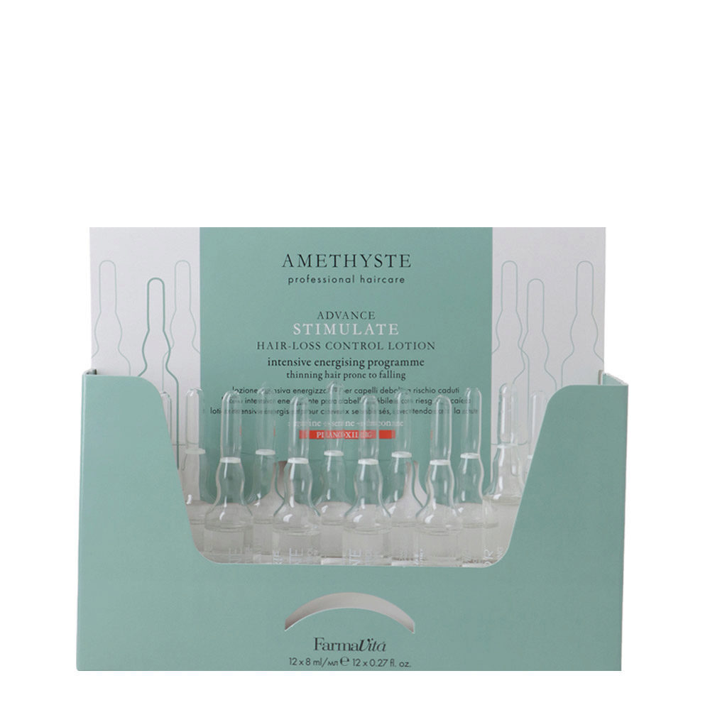 original_8207 Ампули против косопад FarmaVita Amethyste Stimulate Hair-Loss Control Lotion 12 x 8 ml - Image 1