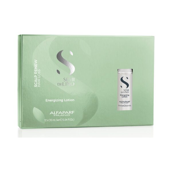 Ампули против косопад Alfaparf Semi di Lino Scalp Energizing Lotion 12 x 10 ml