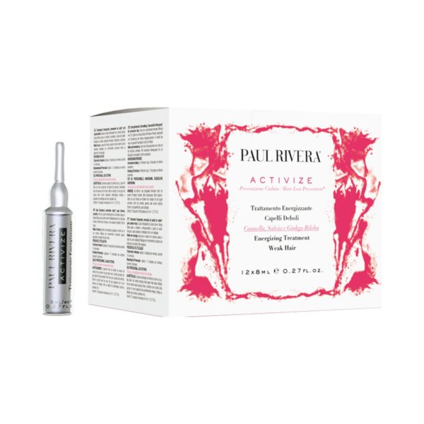 Ампули против косопад Paul Rivera Activize Energising Treatment 12 x 8 ml