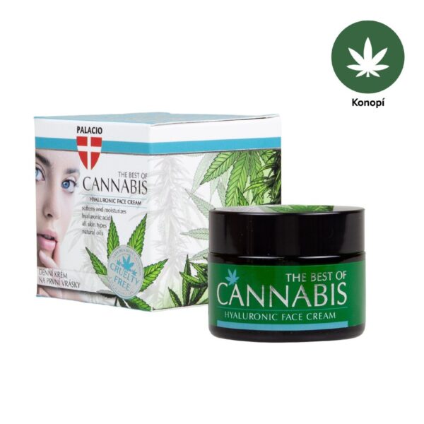 Анти-ейдж крем за лице с конопено масло PALACIO Cannabis Face Cream for First Wrinkles, 50 ml