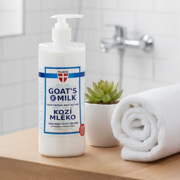 Балсам за тяло с козе мляко PALACIO Goat Milk Body Balsam with Pump, 500 ml