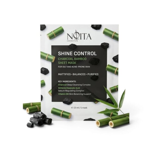 Бамбукова маска с въглен Noita Shine Control, 23 ml