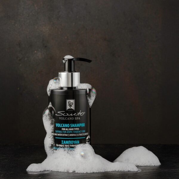 Безсулфатен шампоан за всеки тип коса Santo Volcano Spa Shampoo 250 ml