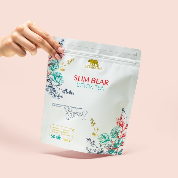 Билков чай за детокс The Green Bear Slim Bear – Detox Tea, 160 г