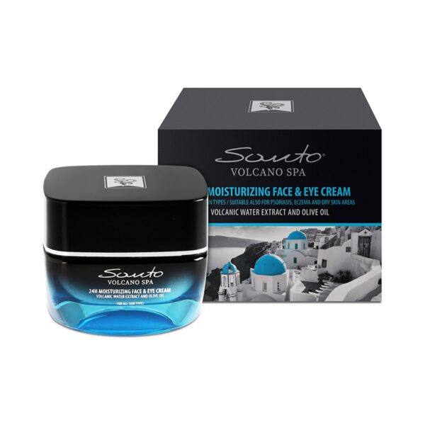 Хидратиращ крем за лице и очи 2 в 1 Santo Volcano Spa 24h Face & Eye Cream 50 ml