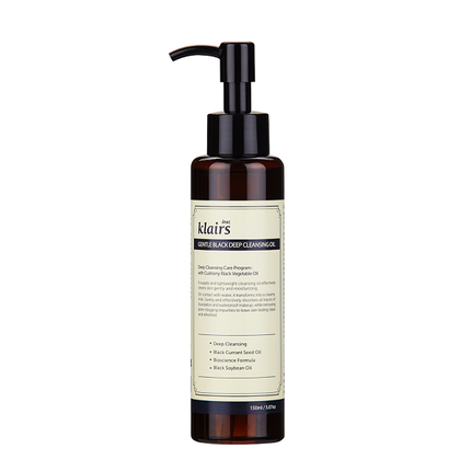 Хидрофилно масло Klairs Gentle Black Deep Cleansing Oil 150 ml