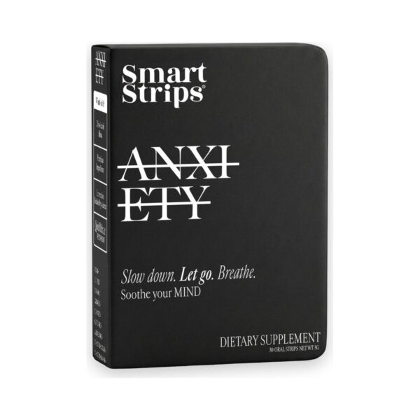 Хранителна добавка Smart Strips Anxiety – лентички за спокойствие и баланс, 30 бр.