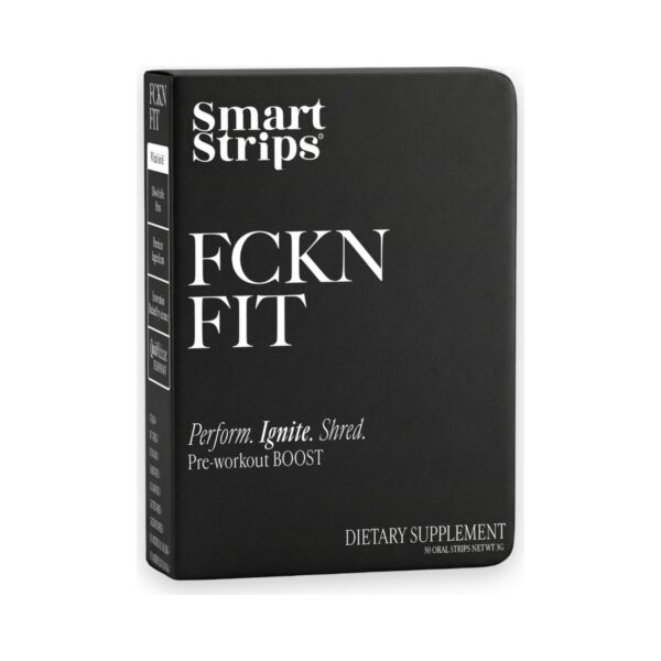 Хранителна добавка Smart Strips Fckn Fit – лентички за енергия по време на тренировка, 30 бр.