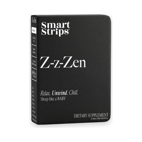Хранителна добавка Smart Strips Z-z-ZEN – лентички за спокоен сън, 30 бр.