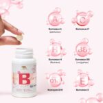 Хранителна добавка The Green Bear Beauty Hair – витамини за коса, 60 таблетки