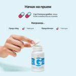 Хранителна добавка The Green Bear Gluco Rev, 60 капсули