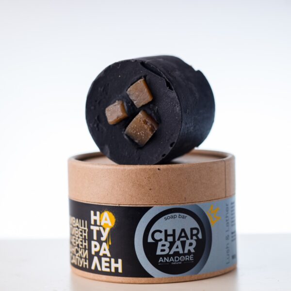 Измиващ бар с активен въглен ANADORÉ Natural CharBar 110 g