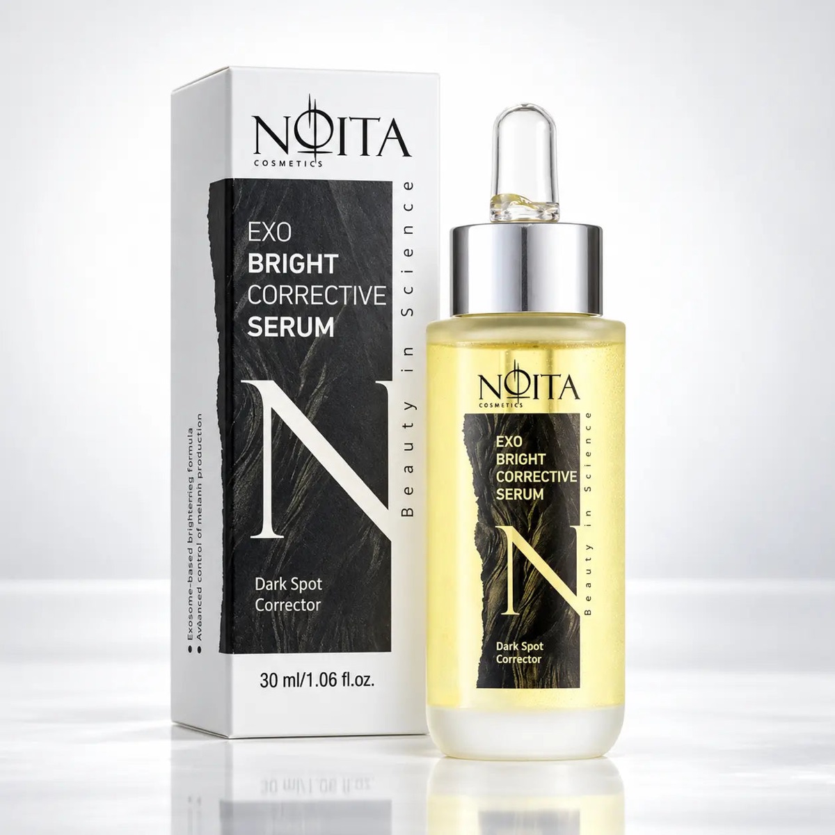 Изсветляващ серум за лице Noita Exo Bright Corrective Serum, 30 ml Изсветляващ серум за лице Noita Exo Bright Corrective Serum, 30 ml