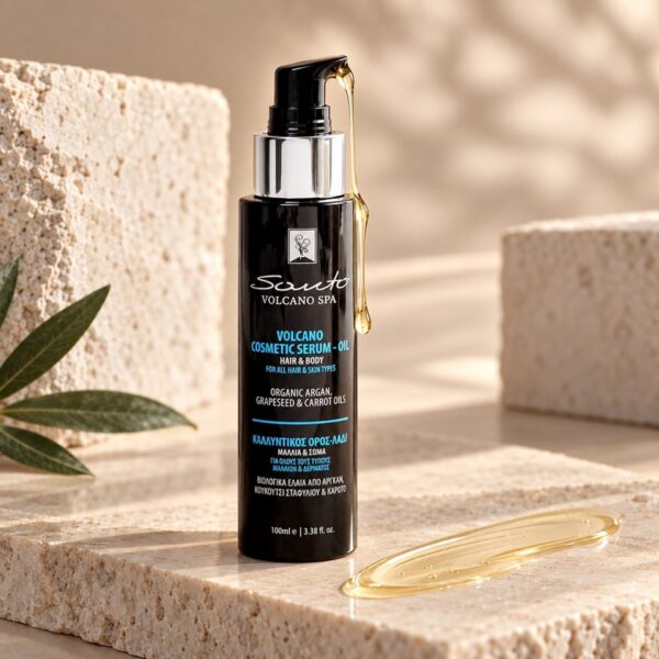 Комплект 2 бр. серум-олио за коса и тяло Santo Volcano Spa Cosmetic Serum-Oil 2 x 100 ml