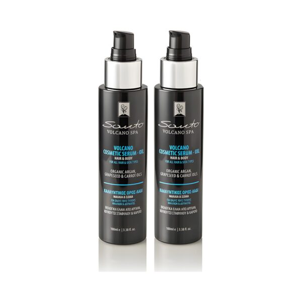 Комплект 2 бр. серум-олио за коса и тяло Santo Volcano Spa Cosmetic Serum-Oil 2 x 100 ml