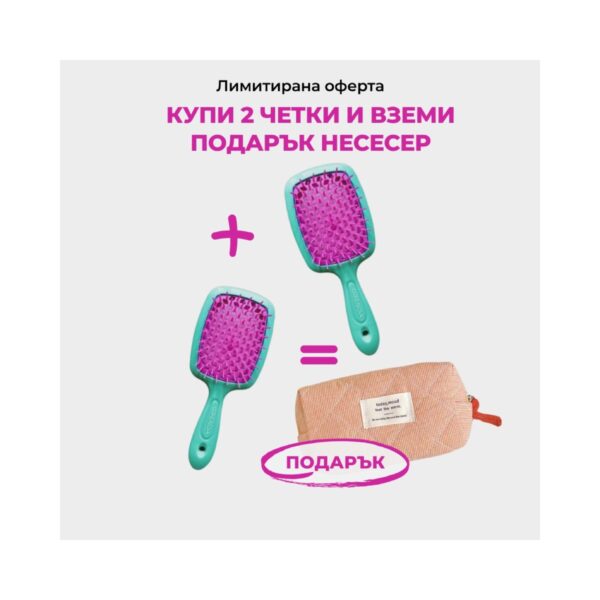 Комплект 2 четки за разплитане Orenda AirTangle с несесер