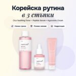 Комплект PDRN Pink Glow Medicube: тонер, серум и крем