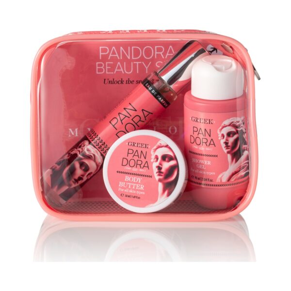 Комплект с парфюм Olive Spa Mythology Pandora – парфюм, душ гел и масло за тяло
