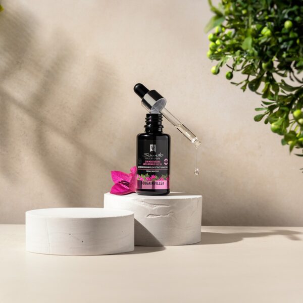 Комплект Santo Volcano Spa Bougainvillea Afrodita – лосион, серум-олио и олио за лице