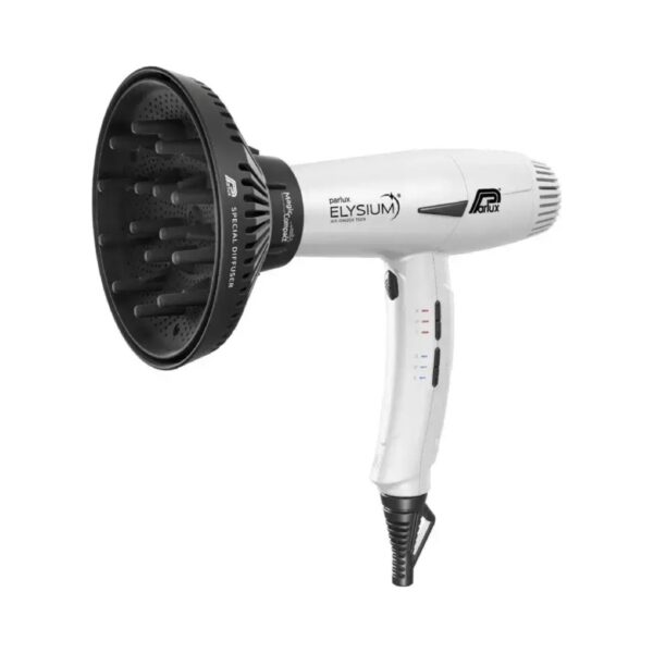 Комплект сешоар Parlux Elysium 2300W с дифузер Magic Compact, бял мат