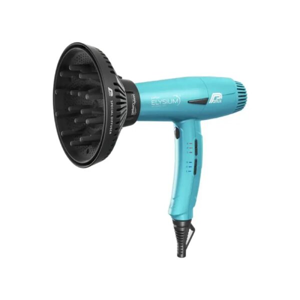 Комплект сешоар Parlux Elysium 2300W с дифузер Magic Compact, галактично синьо