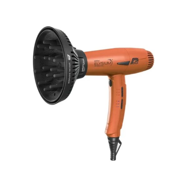 Комплект сешоар Parlux Elysium 2300W с дифузер Magic Compact, мед