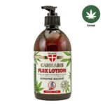 Лосион за тяло затоплящ с конопено масло PALACIO Cannabis Flex Warming Lotion with Pump, 500 ml