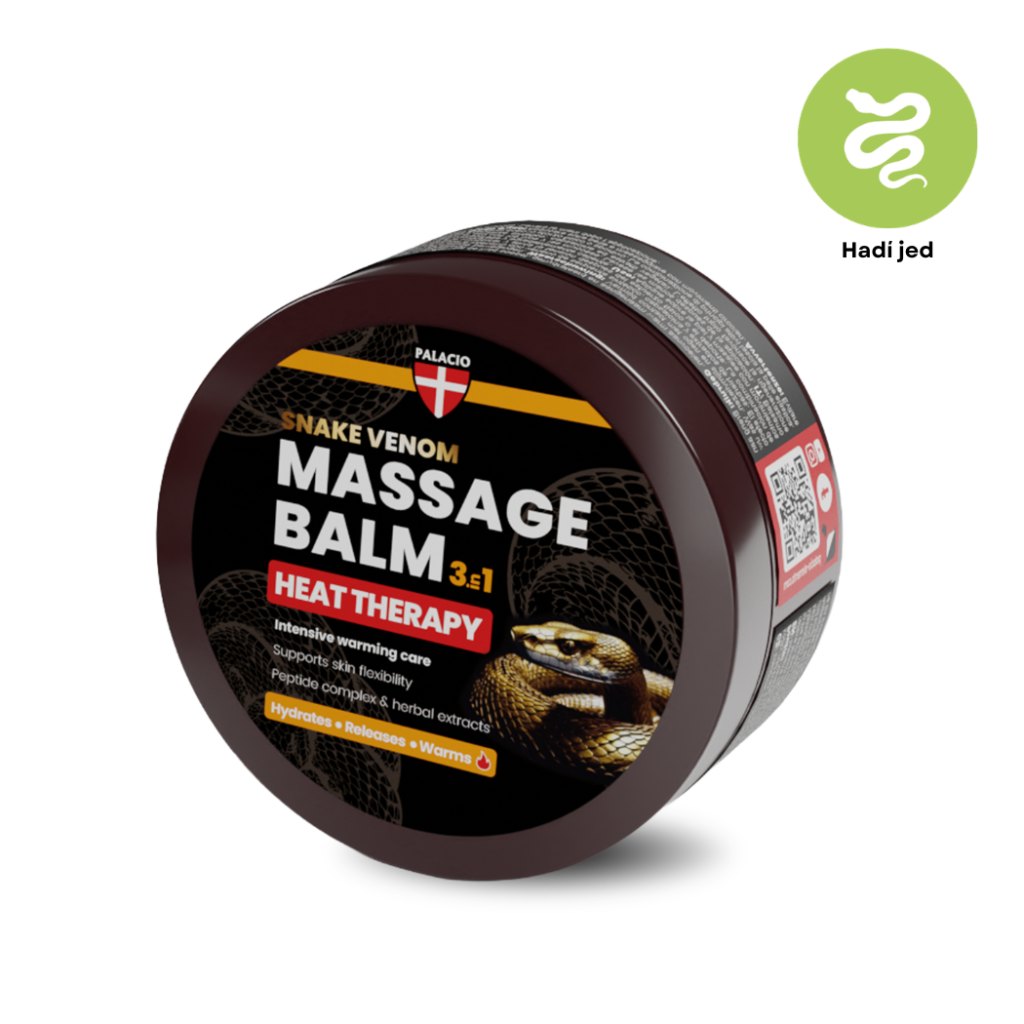 Масажен балсам със змийска отрова PALACIO Massage Balm Heat 3in1 Warming with Snake Venom, 300 ml Масажен балсам със змийска отрова PALACIO Massage Balm Heat 3in1 Warming with Snake Venom, 300 ml