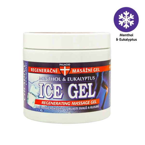 Масажен гел охлаждащ с ментол PALACIO ICE Gel Massage, 600 ml