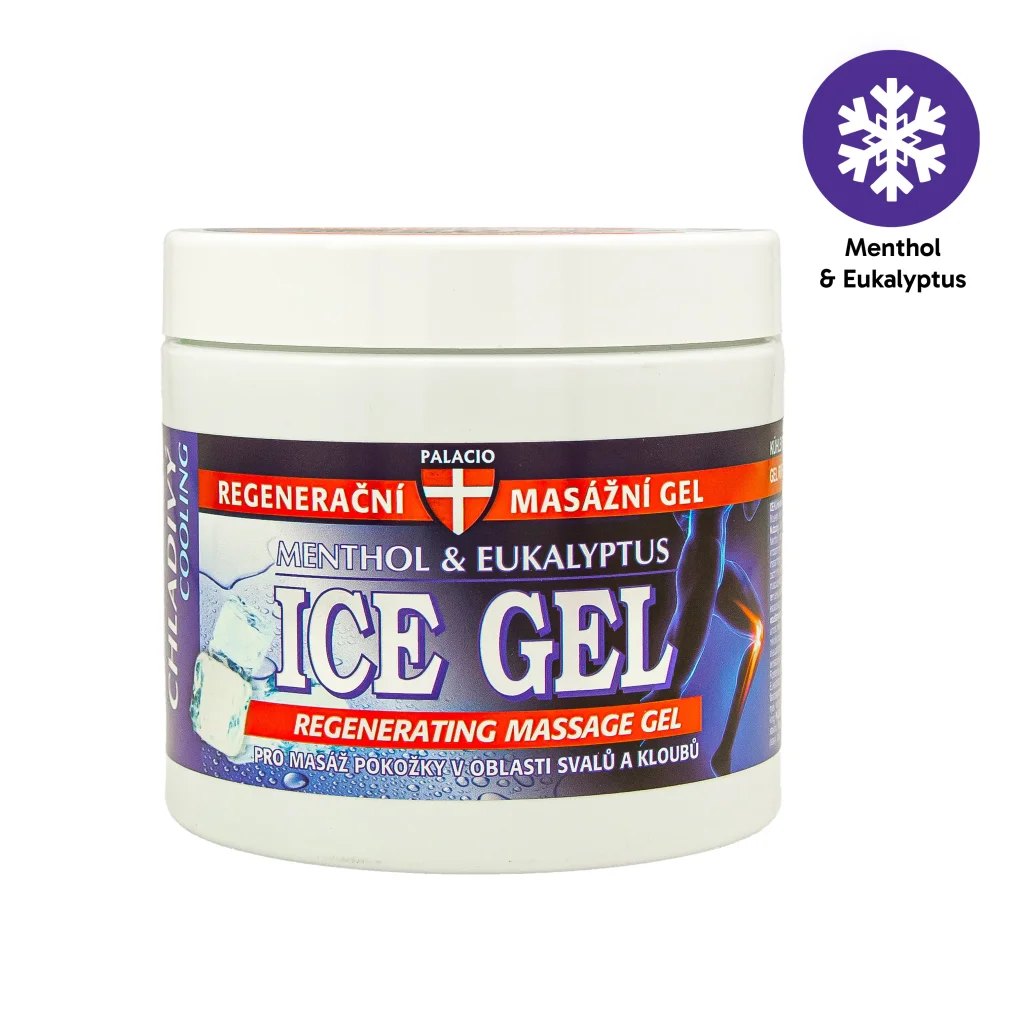 Масажен гел охлаждащ с ментол PALACIO ICE Gel Massage, 600 ml Масажен гел охлаждащ с ментол PALACIO ICE Gel Massage, 600 ml