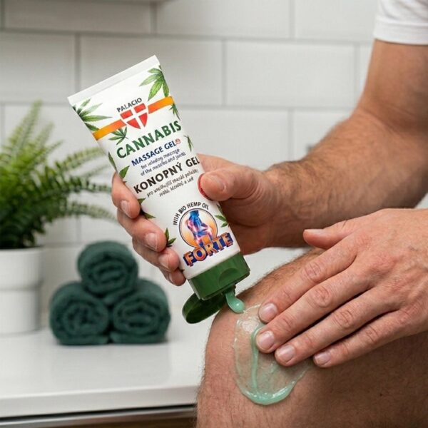 Масажен гел с конопено масло PALACIO Cannabis Massage Gel Forte, 200 ml