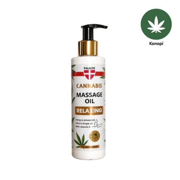 Масажно масло за тяло с конопено масло PALACIO Body Oil for Relaxing Massage with Hemp, 150 ml