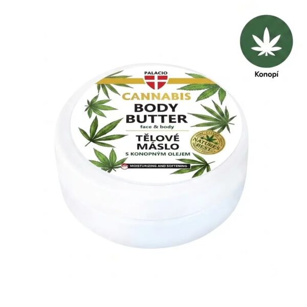 Масло за тяло с конопено масло PALACIO Cannabis Body Butter, 200 ml