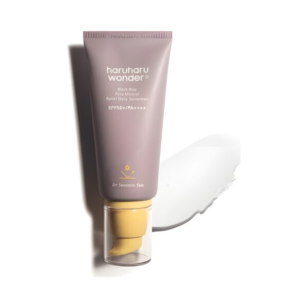 Минерален слънцезащитен крем Haruharu Wonder Black Rice Pure Mineral Relief Sunscreen 50 ml