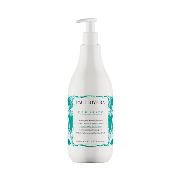 Нормализиращ шампоан за мазен скалп и пърхот Paul Rivera Depurize Shampoo 1000 ml