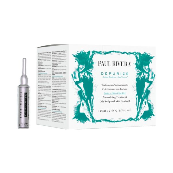 Нормализиращи ампули за проблемен скалп Paul Rivera Depurize Treatment 12 x 8 ml