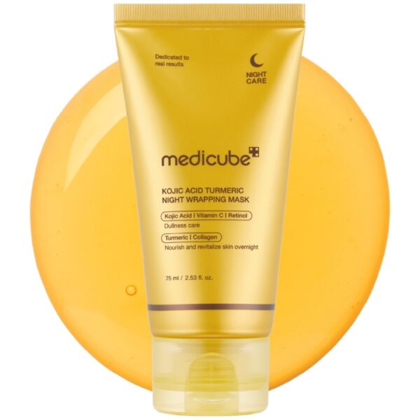 Нощна маска Medicube Kojic Acid Turmeric Overnight Wrapping Mask, 75 ml