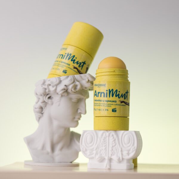 Охлаждащ балсам стик с арника и мента ANADORÉ Natural Arnimint 30 g