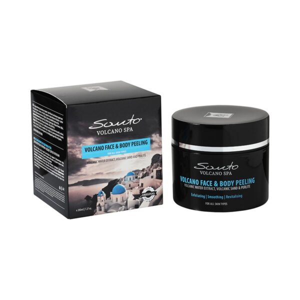 Пилинг крем за лице и тяло с вулканичен пясък Santo Volcano Spa Peeling Cream 200 ml