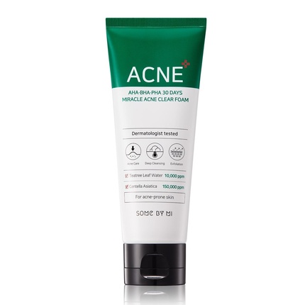 Почистваща пяна Some By Mi AHA-BHA-PHA 30 Days Miracle Acne Clear Foam 100 ml