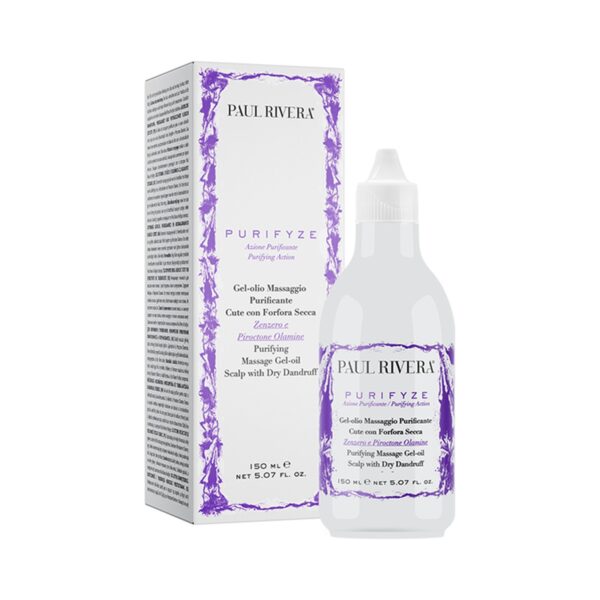 Почистващо масажно гел-олио за скалп при сух пърхот Paul Rivera Purifyze 150 ml