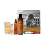 Подаръчен комплект Sono Gold Perfume – филър шампоан, парфюм за коса и Silky Gold