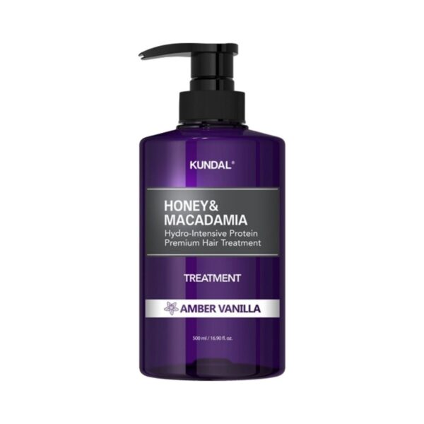 Протеинова маска с мед и макадамия Kundal Honey & Macadamia Protein Treatment Amber Vanilla 500 ml
