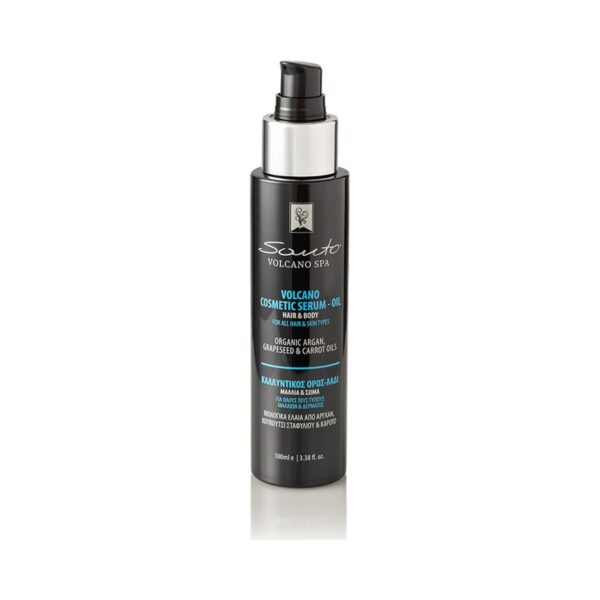 Серум-олио за коса и тяло с арган и морков Santo Volcano Spa Cosmetic Serum-Oil 100 ml