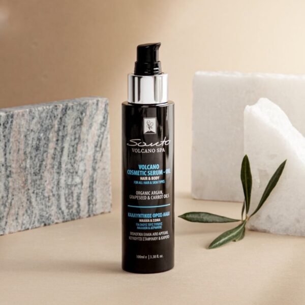 Серум-олио за коса и тяло с арган и морков Santo Volcano Spa Cosmetic Serum-Oil 100 ml