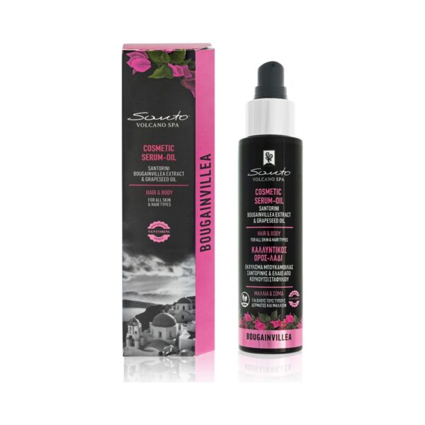 Серум-олио за коса и тяло с бугенвилия Santo Volcano Spa Bougainvillea Serum-Oil 100 ml